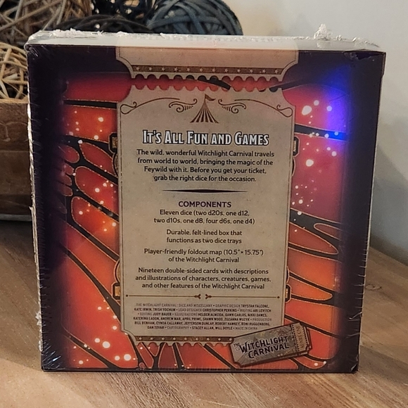 π² Dungeons And Dragons The Witchlight Carnival Dice Set New In Box NIB Sealed - Picture 3 of 11